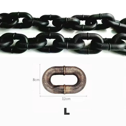 Funny Fake Chain Dog Leash