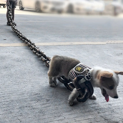 Funny Fake Chain Dog Leash
